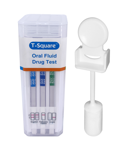 Picture of T-Square Rapid Oral Fluid (saliva) Test Device, 25/Box