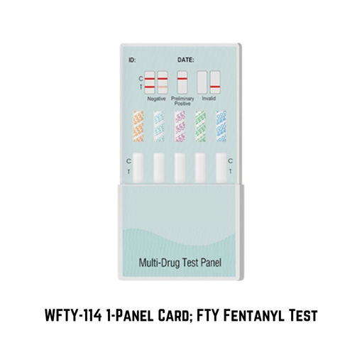Picture of 1-Panel Rapid Drug Test Card; WFTY-114 (25/Box)