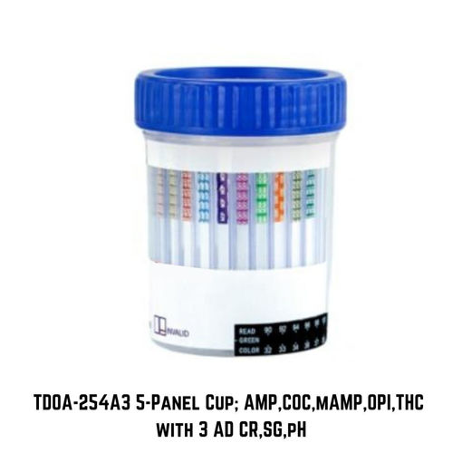 Picture of 5-Panel Rapid Drug Test Cup; TDOA-254A3 (25/Box)